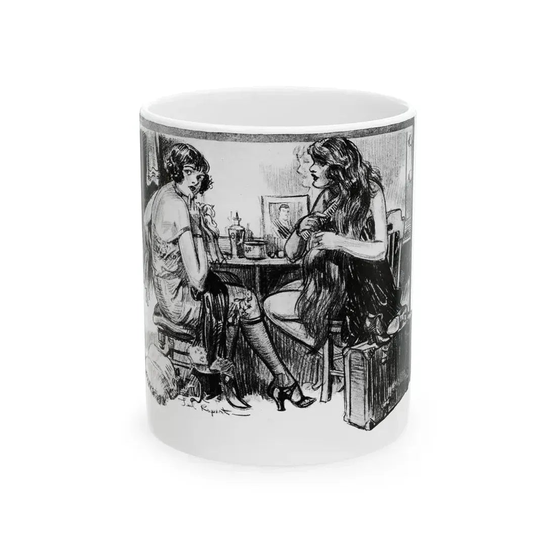 Fool's Gold (3), Screenland, August 1923 - White Coffee Mug 11oz - Go Mug Yourself