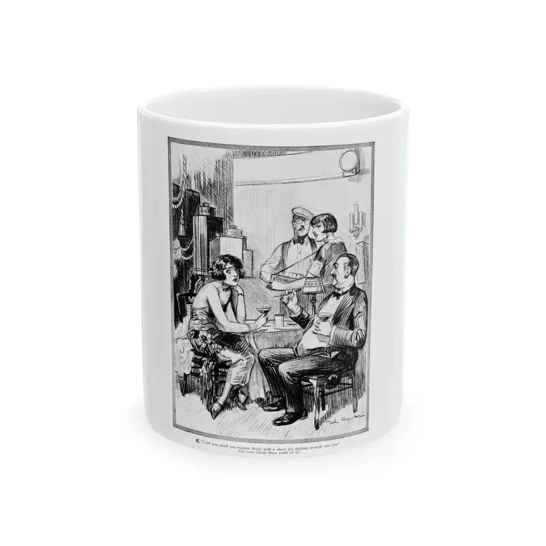 Fool's Gold (6), Screenland, September 1923 - White Coffee Mug 11oz - Go Mug Yourself
