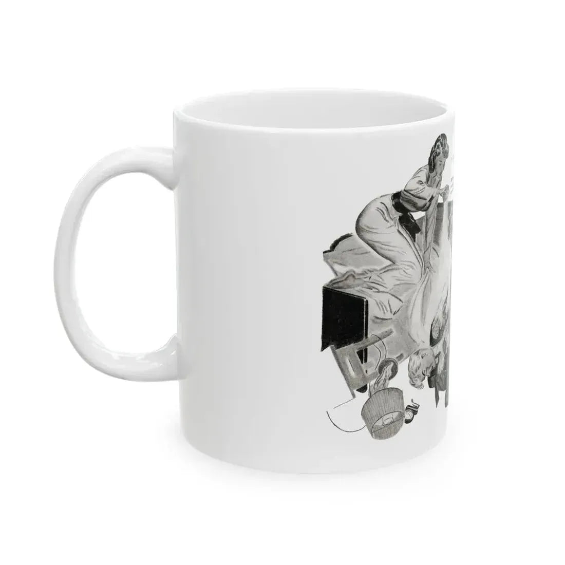 Fools Rush In, College Humor, March 1939 - White Coffee Mug - Go Mug Yourself