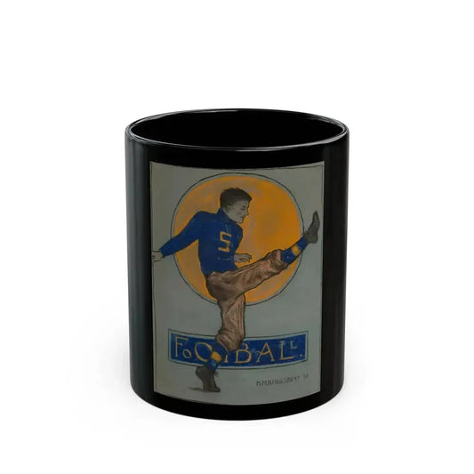 Football, 1910 - Black Coffee Mug 11oz - Go Mug Yourself