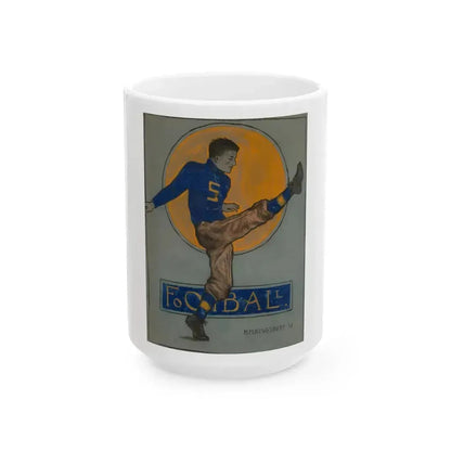 Football, 1910 - White Coffee Mug 15oz - Go Mug Yourself