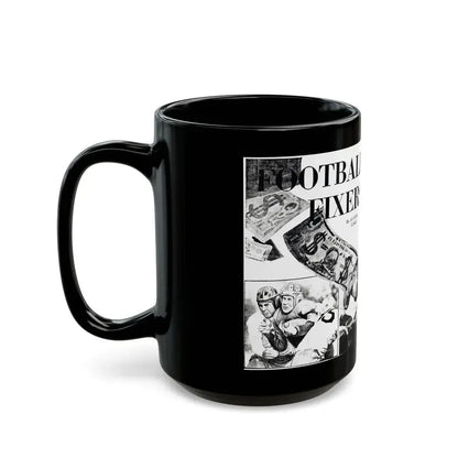 Football Fixers, Sensation magazine, November 1939 - Black Coffee Mug - Go Mug Yourself