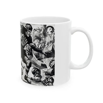 Football Fixers, Sensation magazine, November 1939 - White Coffee Mug - Go Mug Yourself