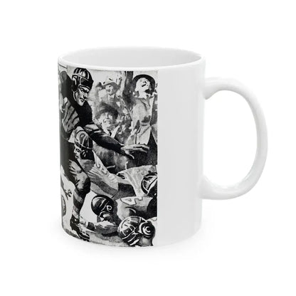 Football Fixers, Sensation magazine, November 1939 - White Coffee Mug - Go Mug Yourself