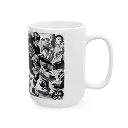 Football Fixers, Sensation magazine, November 1939 - White Coffee Mug - Go Mug Yourself