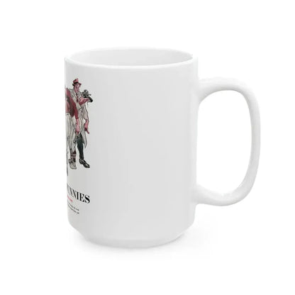 Football Funnies, Collier's, October 4, 1952 - White Coffee Mug - Go Mug Yourself