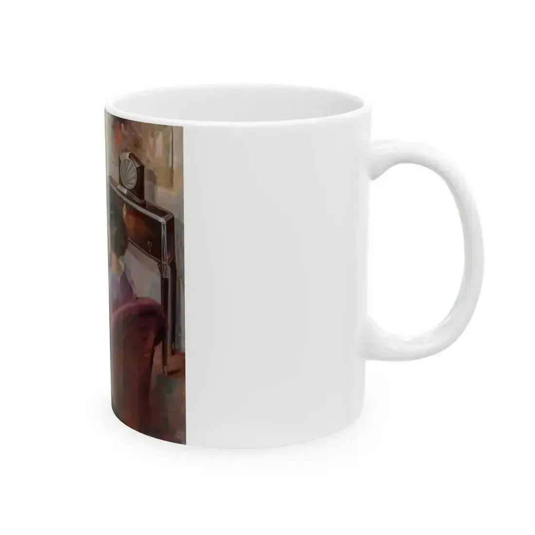 Football Game, possible radio advertisement - White Coffee Mug - Go Mug Yourself