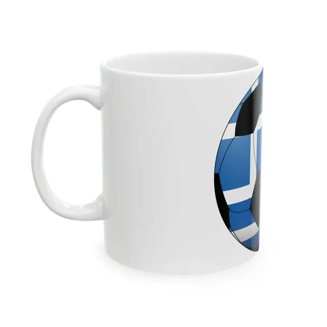 Football Greece (Greece) White Coffee Mug - Go Mug Yourself