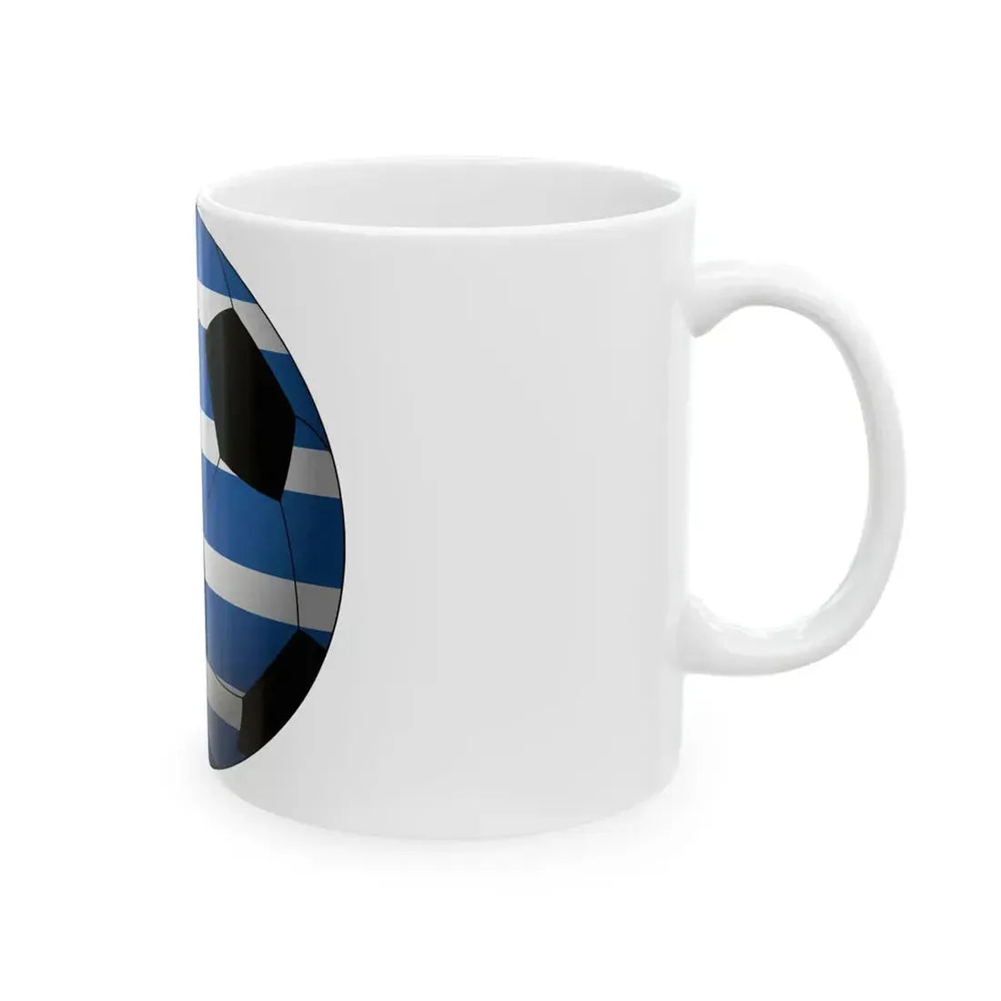 Football Greece (Greece) White Coffee Mug - Go Mug Yourself