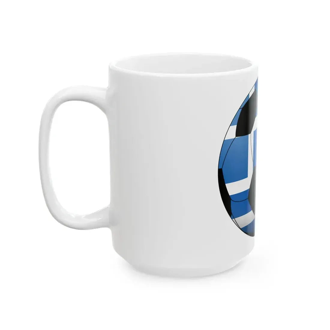 Football Greece (Greece) White Coffee Mug - Go Mug Yourself