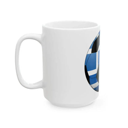 Football Greece (Greece) White Coffee Mug - Go Mug Yourself