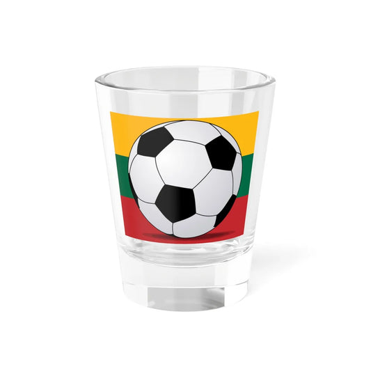 Football Lithuania (Lithuania) Shot Glass 1.5oz 1.5oz - Go Mug Yourself