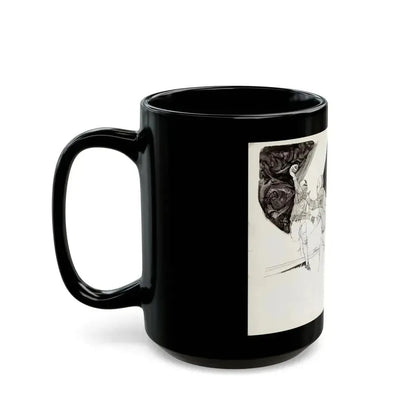 Football Montages Scetch - Black Coffee Mug - Go Mug Yourself