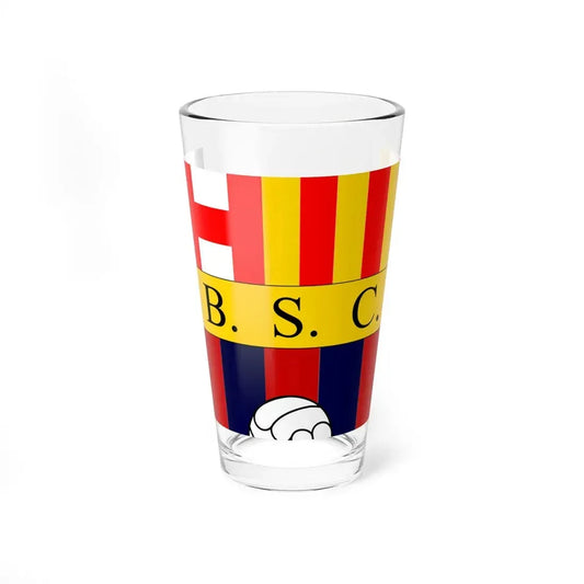 Football of Ecuador - Barcelona SC icon (Ecuador) Pint Glass 16oz 16oz - Go Mug Yourself