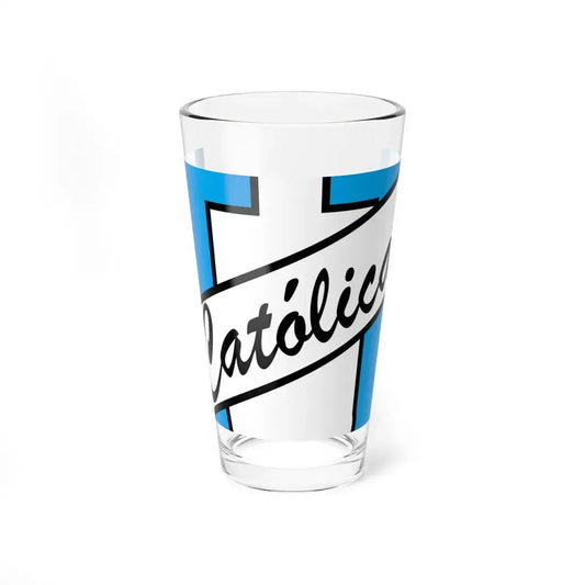 Football of Ecuador - Universidad Católica icon (Ecuador) Pint Glass 16oz 16oz - Go Mug Yourself