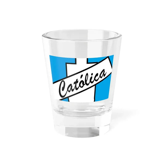 Football of Ecuador - Universidad Católica icon (Ecuador) Shot Glass 1.5oz 1.5oz - Go Mug Yourself