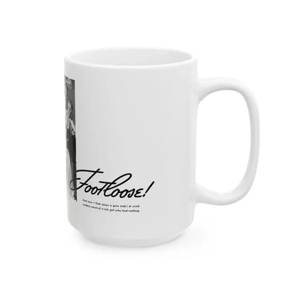Footloose (Pt. 1), Liberty, May 31, 1941 - White Coffee Mug - Go Mug Yourself