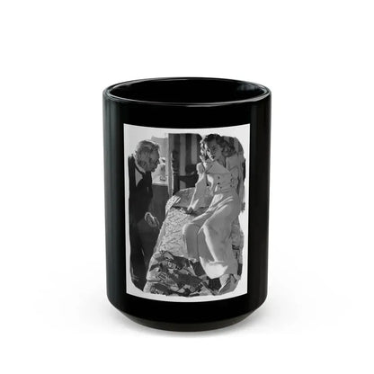 Footloose (Pt. 2), Liberty magazine, June 7, 1941 - Black Coffee Mug 15oz - Go Mug Yourself