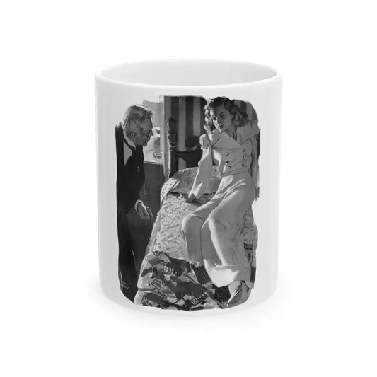 Footloose (Pt. 2), Liberty magazine, June 7, 1941 - White Coffee Mug 11oz - Go Mug Yourself