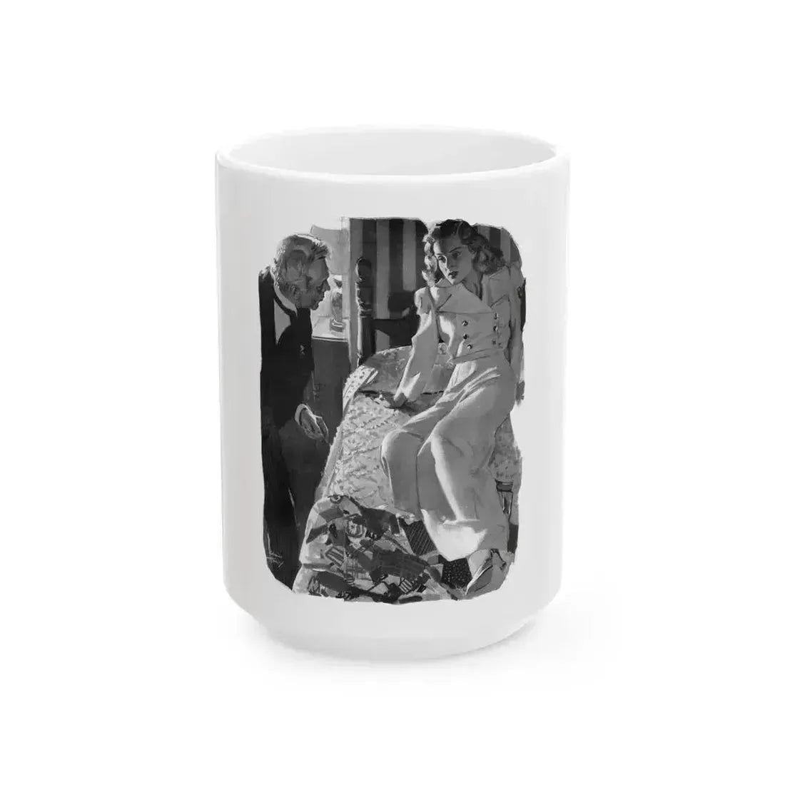 Footloose (Pt. 2), Liberty magazine, June 7, 1941 - White Coffee Mug 15oz - Go Mug Yourself