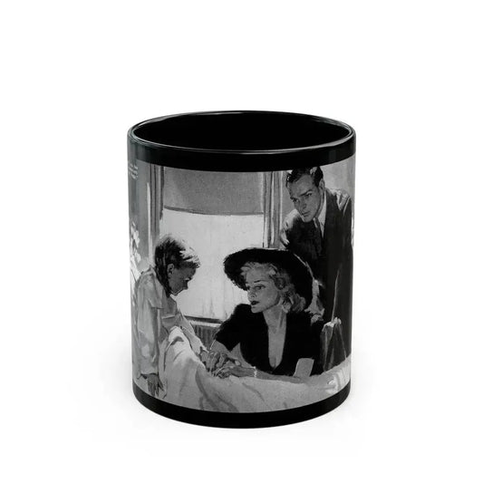 Footloose (Pt. 3), Liberty magazine, June 14, 1941 - Black Coffee Mug 11oz - Go Mug Yourself