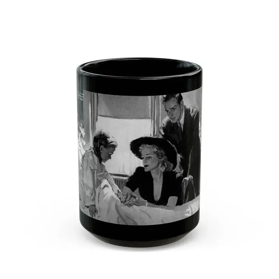 Footloose (Pt. 3), Liberty magazine, June 14, 1941 - Black Coffee Mug 15oz - Go Mug Yourself
