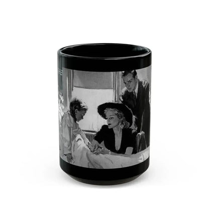 Footloose (Pt. 3), Liberty magazine, June 14, 1941 - Black Coffee Mug 15oz - Go Mug Yourself