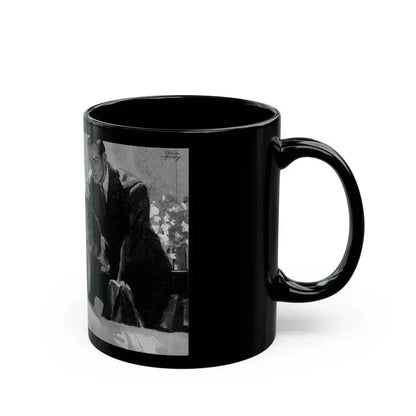 Footloose (Pt. 3), Liberty magazine, June 14, 1941 - Black Coffee Mug - Go Mug Yourself