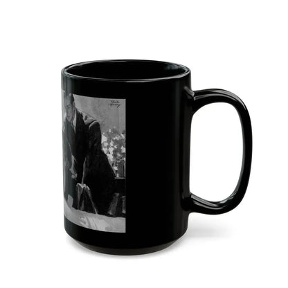 Footloose (Pt. 3), Liberty magazine, June 14, 1941 - Black Coffee Mug - Go Mug Yourself