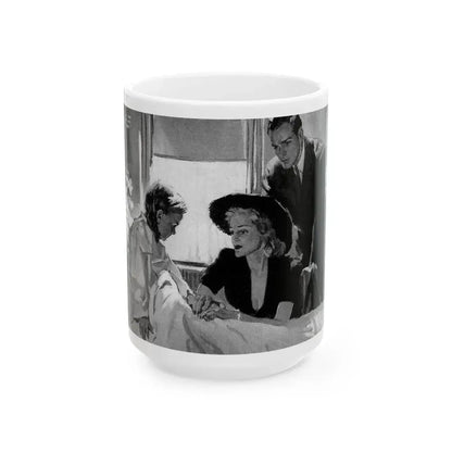 Footloose (Pt. 3), Liberty magazine, June 14, 1941 - White Coffee Mug 15oz - Go Mug Yourself