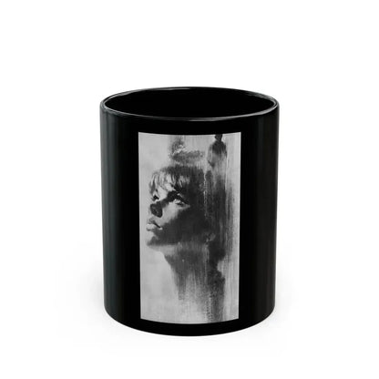 Footsteps in the Dark by Margaret Blake, Woman magazine, 1966 - Black Coffee Mug 11oz - Go Mug Yourself