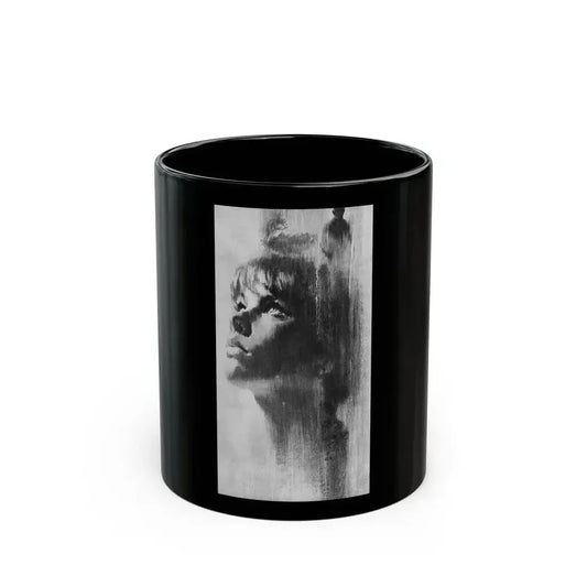 Footsteps in the Dark by Margaret Blake, Woman magazine, 1966 - Black Coffee Mug 11oz - Go Mug Yourself