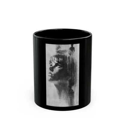 Footsteps in the Dark by Margaret Blake, Woman magazine, 1966 - Black Coffee Mug 11oz - Go Mug Yourself