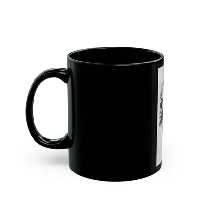 Footsteps in the Dark by Margaret Blake, Woman magazine, 1966 - Black Coffee Mug - Go Mug Yourself