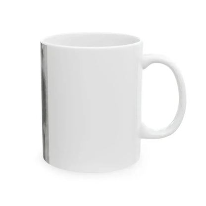 Footsteps in the Dark by Margaret Blake, Woman magazine, 1966 - White Coffee Mug - Go Mug Yourself