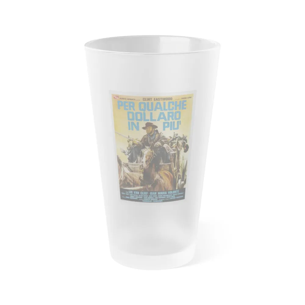 FOR A FEW DOLLARS MORE (2) 1965 Movie Poster - Frosted Pint Glass 16oz-16oz-Frosted-Go Mug Yourself