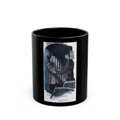For All of Our Lives, McCall's magazine, June 1938 - Black Coffee Mug 11oz - Go Mug Yourself