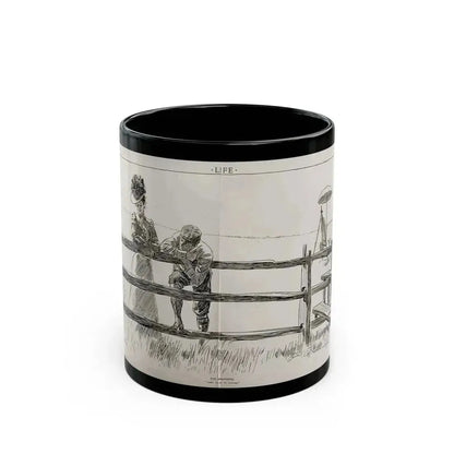 For Beginners, Life magazine, August 9, 1900 - Black Coffee Mug 11oz - Go Mug Yourself