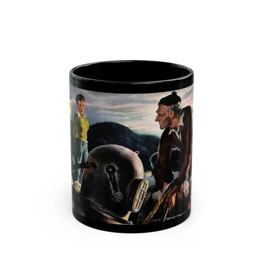 For Divers Reasons, Collier's, July 31, 1948 - Black Coffee Mug 11oz - Go Mug Yourself