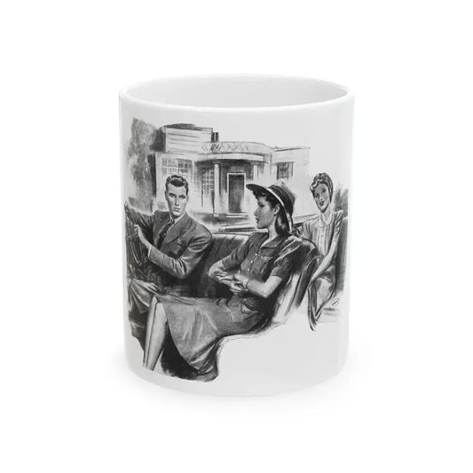 For Just A Few Photographs by Grace Elliott Taylor, Woman And Home, 1944 - White Coffee Mug 11oz - Go Mug Yourself