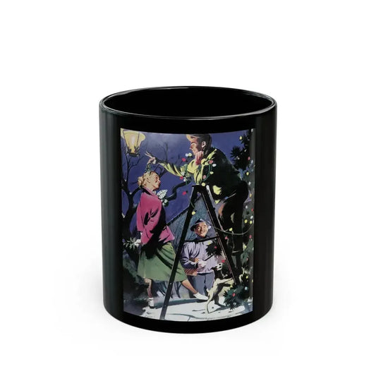 For Karen, Woman's Day, December 1950 - Black Coffee Mug 11oz - Go Mug Yourself