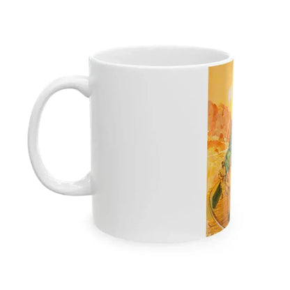 For Men Only, Men's magazine story illustration - White Coffee Mug - Go Mug Yourself