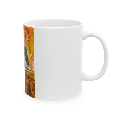 For Men Only, Men's magazine story illustration - White Coffee Mug - Go Mug Yourself