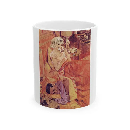 For My Possessing, Chatelaine, November 1964 - White Coffee Mug 11oz - Go Mug Yourself