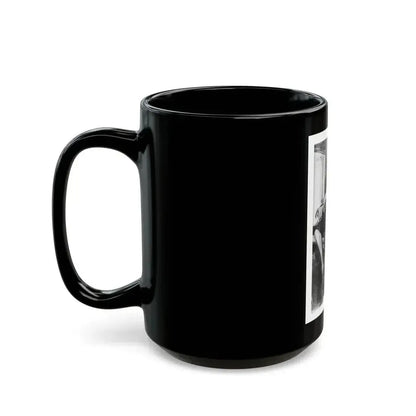 For Snow On The High Ground by Ruth Cameron Ward (1), Woman And Home, 1942 - Black Coffee Mug - Go Mug Yourself