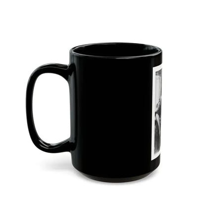 For Snow On The High Ground by Ruth Cameron Ward (1), Woman And Home, 1942 - Black Coffee Mug - Go Mug Yourself