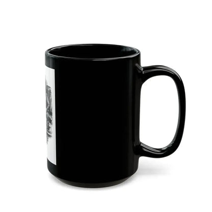 For Snow On The High Ground by Ruth Cameron Ward (1), Woman And Home, 1942 - Black Coffee Mug - Go Mug Yourself