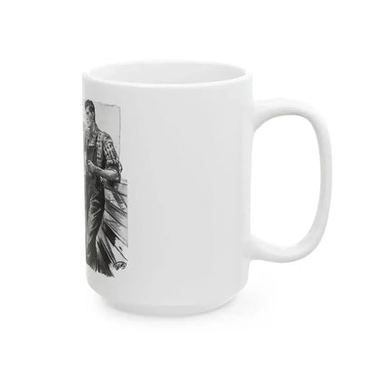 For Snow On The High Ground by Ruth Cameron Ward (2), Woman And Home, 1942 - White Coffee Mug - Go Mug Yourself