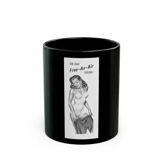 For That Free-As-Air Feeling, 1946 - Black Coffee Mug 11oz - Go Mug Yourself