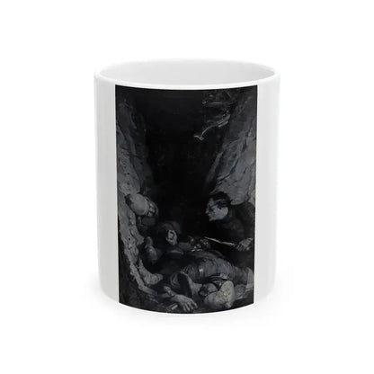 For the Great Father, Scribner's magazine interior illustration, March 1917 - White Coffee Mug 11oz - Go Mug Yourself